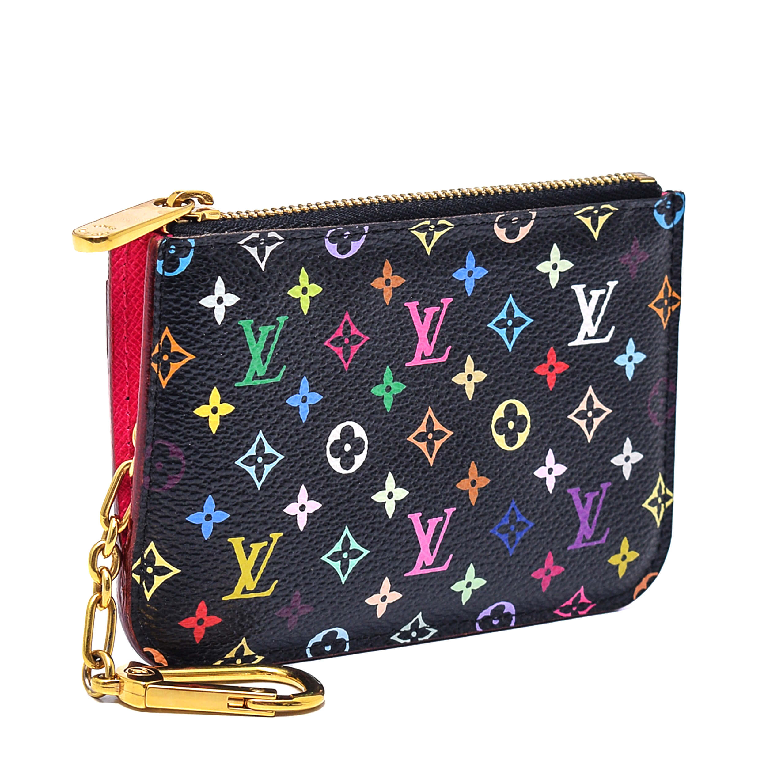 Louis Vuitton - Black Multicolor Monogram Card Holder